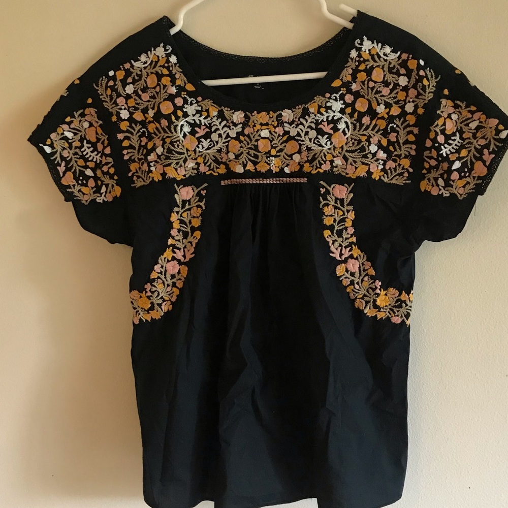 Madewell Embroidered Top